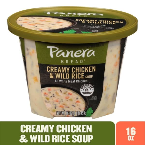 Panera Bread Gluten Free Creamy Chicken & Wild Rice Soup