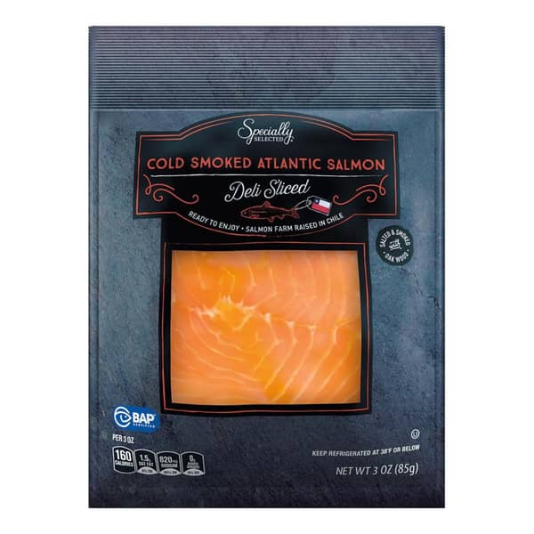 Specially Selected Farm Raised Cold Smoked Atlantic Salmon