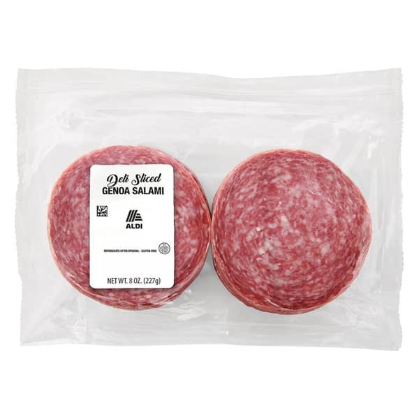 Aldi Deli Sliced Genoa Salami