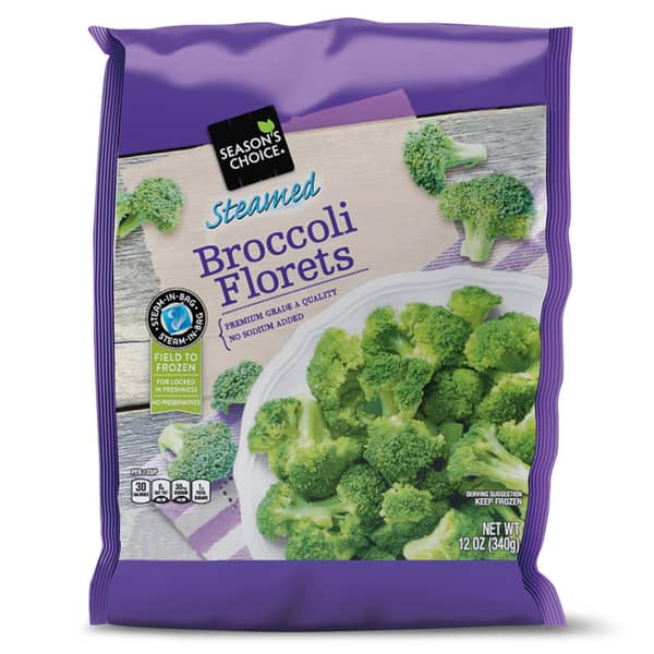 Season's Choice Steamable Frozen Broccoli Florets