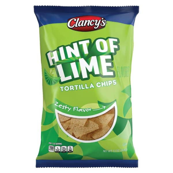 Clancy's Hint of Lime Tortilla Chips