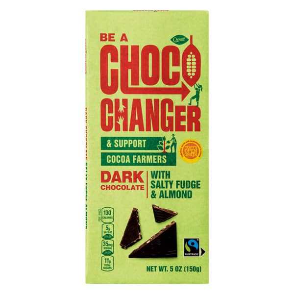 Choceur Dark Chocolate with Salty Fudge & Almond