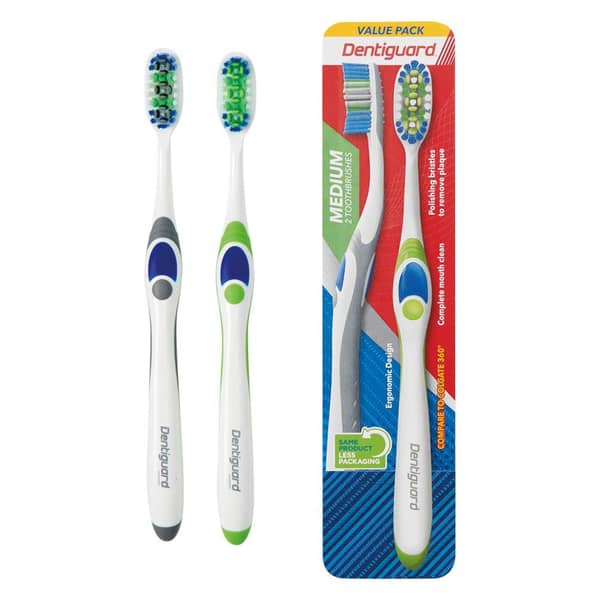 Dentiguard Premium Medium Toothbrushes