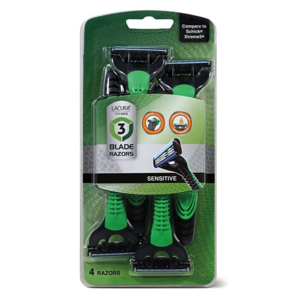 Lacura Men's Triple Blade Razors