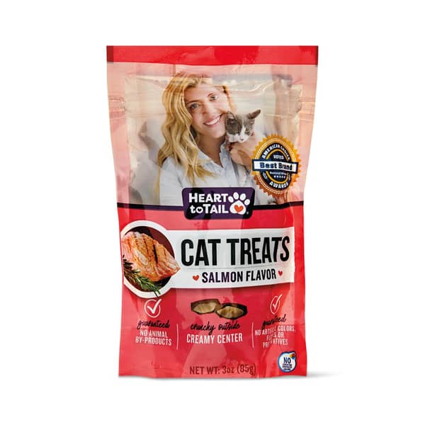 Heart to Tail Salmon Flavor Cat Treats