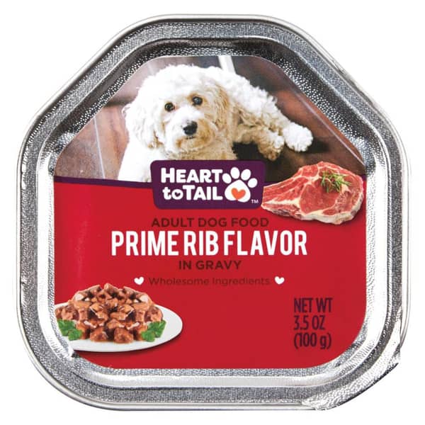 Heart to Tail Prime Rib Flavor in Gravy Adult Dog Entree
