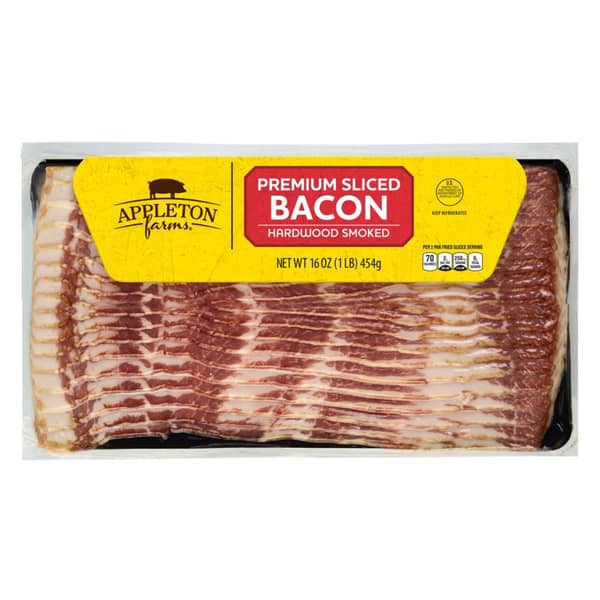 Appleton Farms Premium Bacon Hardwood Smoked Sliced