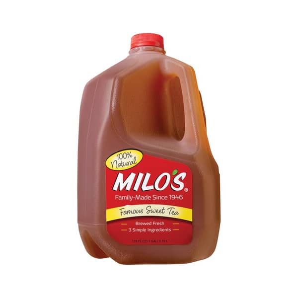 Milo's Tea Famous 100% Natural Sweet Tea Drink Jug