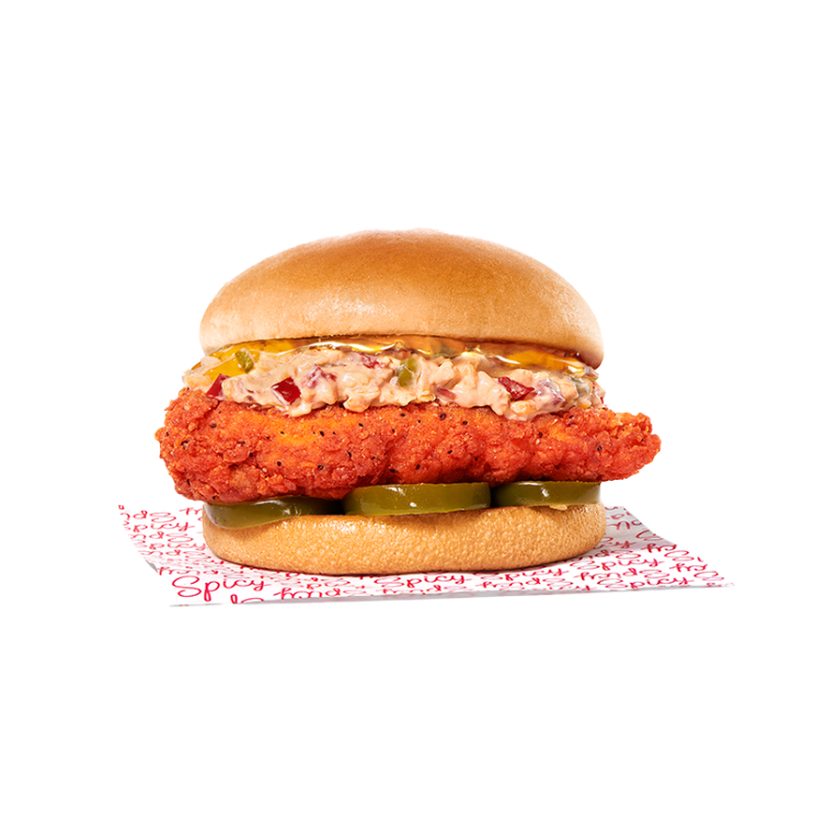 Honey Pepper Pimento Sandwich w/ Spicy Filet