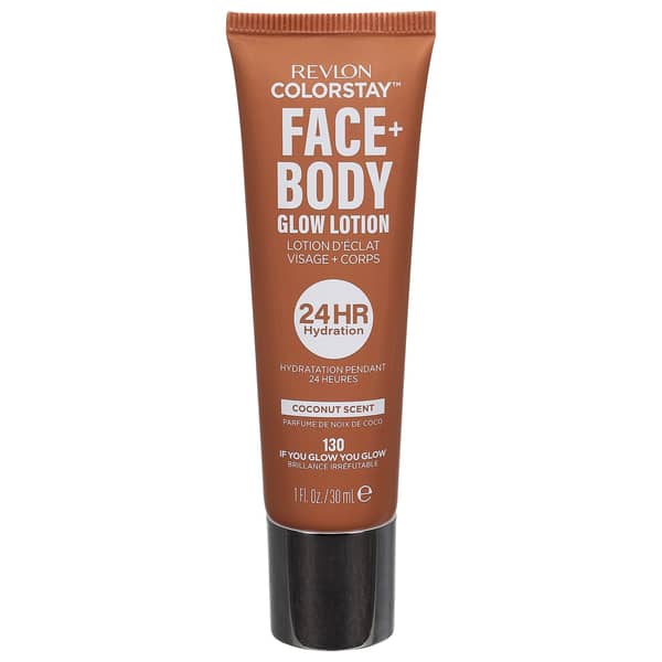 Revlon ColorStay Face + Body Glow Lotion Coconut Scent 130 If You Glow You Glow