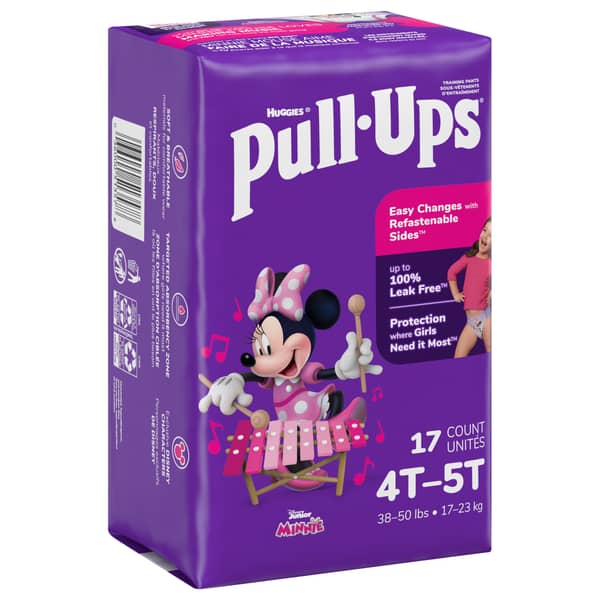 Pull-Ups x Disney Junior Minnie Girls' 38-50 lbs Potty Training Pants (17 ct)