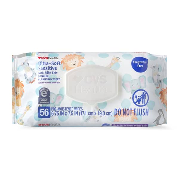 CVS Health Ultra Sensitive and Gentle Wipes With Lotion