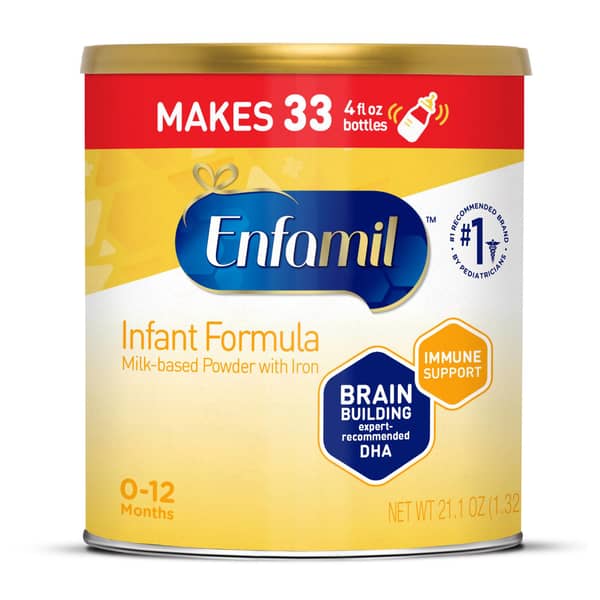 Enfamil Gentlease 0-12 Months Milk-Based with Iron Infant Formula Powder Can
