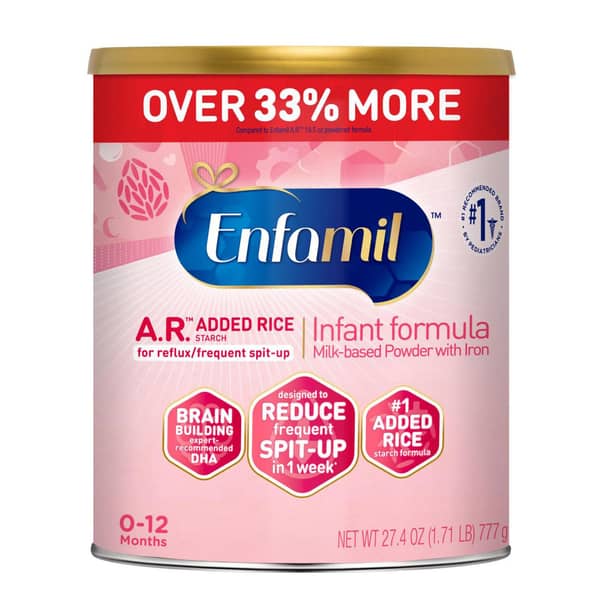 Enfamil A.R. Milk-Based Infant Formula Powder with Iron