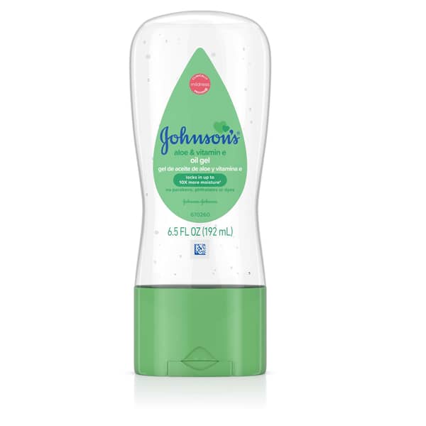 Johnson's Baby Aloe & Vitamin E Oil Gel