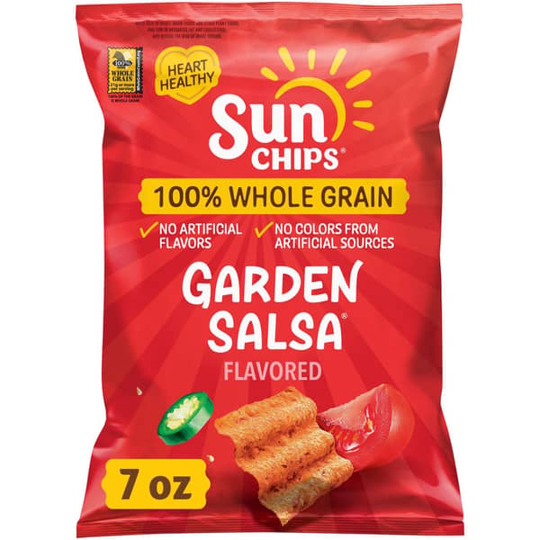 SunChips Garden Salsa Flavored 100% Whole Grain Snacks