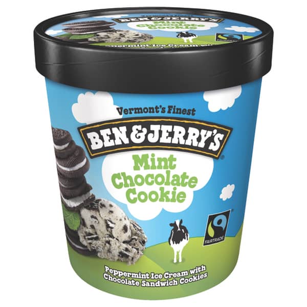Ben & Jerry's Mint Chocolate Cookie Peppermint Ice Cream