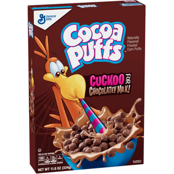 General Mills Cocoa Puffs Naturally Flavored Frosted Corn