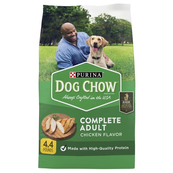 Purina Dog Chow Chicken Flavor Kibble Complete Adult Dry Dog Food