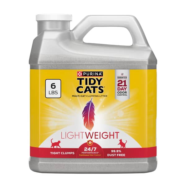 Tidy Cats 24/7 Performance LightWeight Low Dust Odor Control Multi Cat Clumping Litter