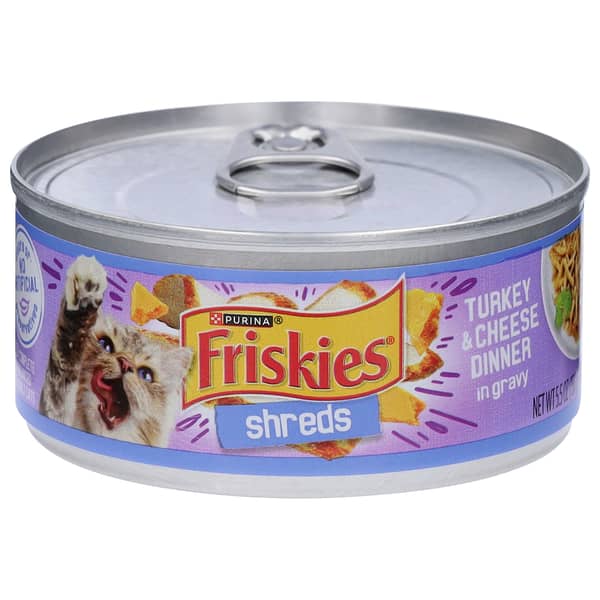 Friskies Turkey & Cheese Shreds Wet Cat Food