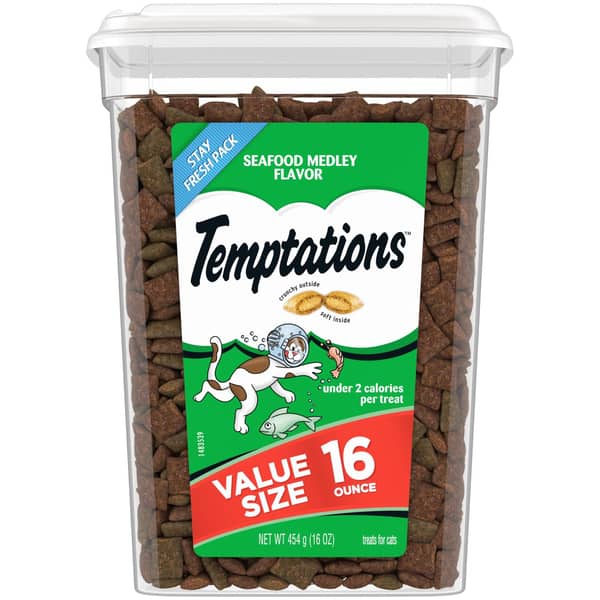 Temptations Seafood Medley Flavor Classic Crunchy & Soft Cat Treats
