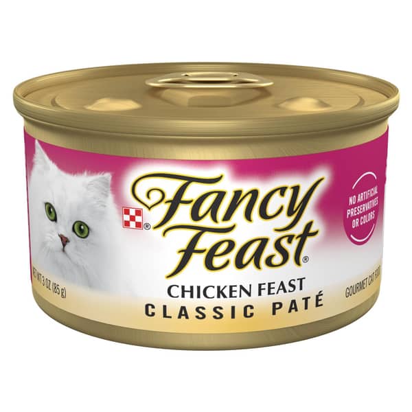 Fancy Feast Chicken Classic Pate Wet Cat Food Can