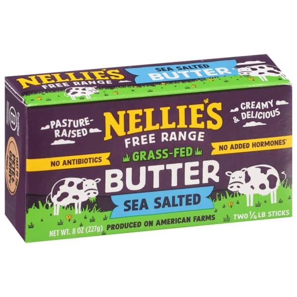 Nellie's Slow Churned Sea Salted Butter Sticks