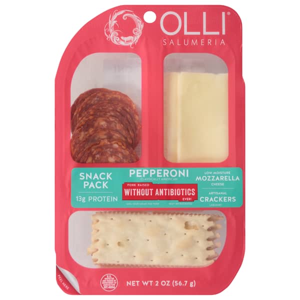 Olli Salumeria Pepperoni, Mozzarella & Crackers Snack Pack