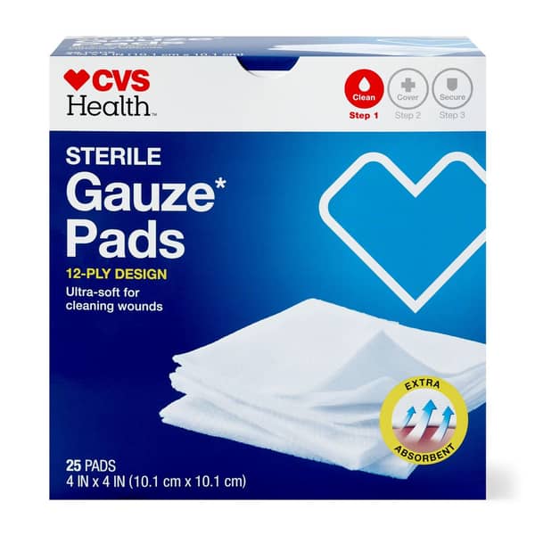 CVS Health Sterile 4" x 4" Gauze Pads