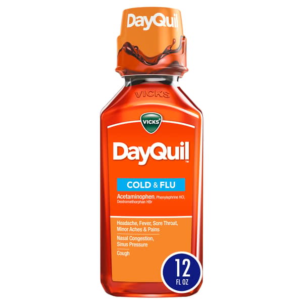 Vick's Dayquil Non Drowsy Cold & Flu Relief Syrup
