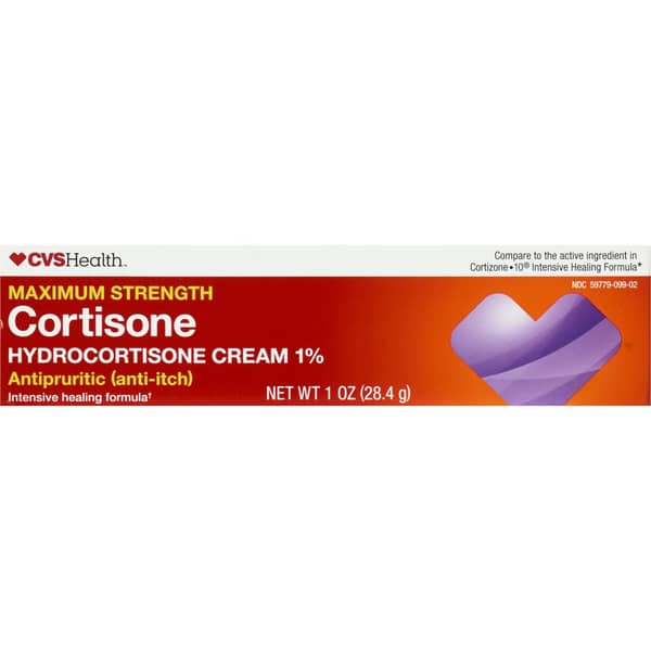 Cvs Health Maximum Strength Cortisone Intense Healing Anti-Itch Cream