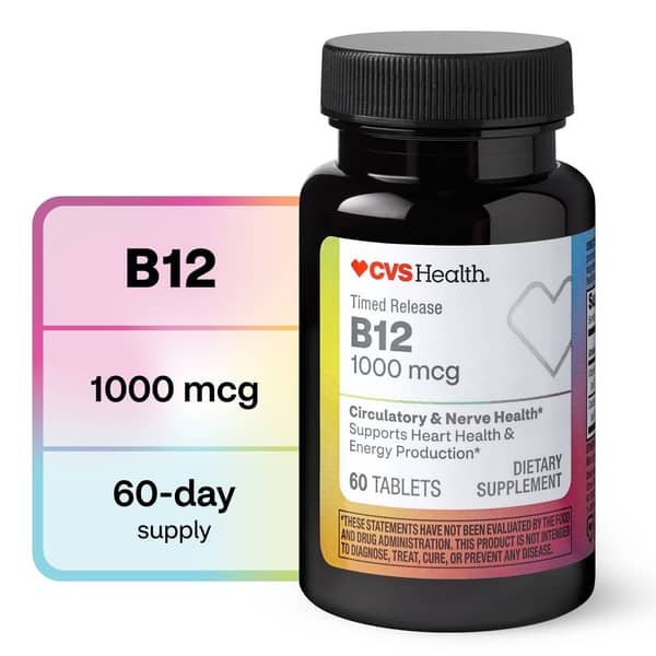 CVS Pharmacy Vitamin B-12 Tablets 1000 mcg Time Released