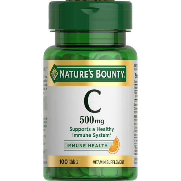 Nature's Bounty Vitamin C 500mg Tablets