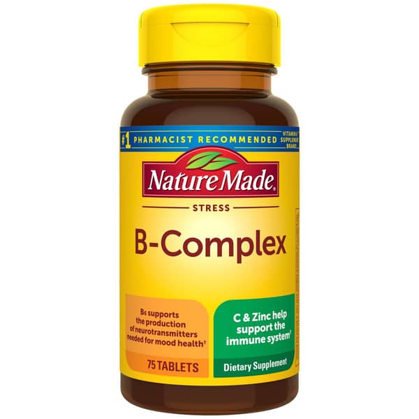 Nature Made Stress B-Complex Dietary Supplement Tablets