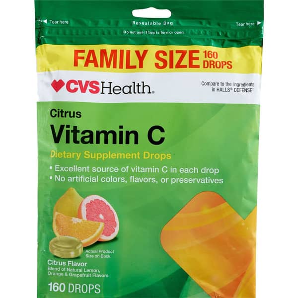 CVS Health Assorted Citrus Vitamin C Drops