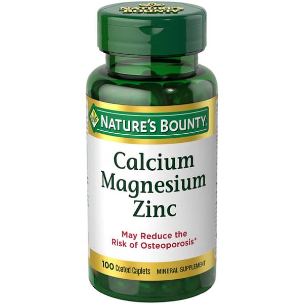 Nature's Bounty Broadline Calcium Magnesium Zinc Caplets