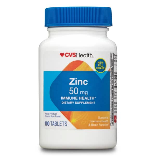 CVS Zinc Caplets 50 mg