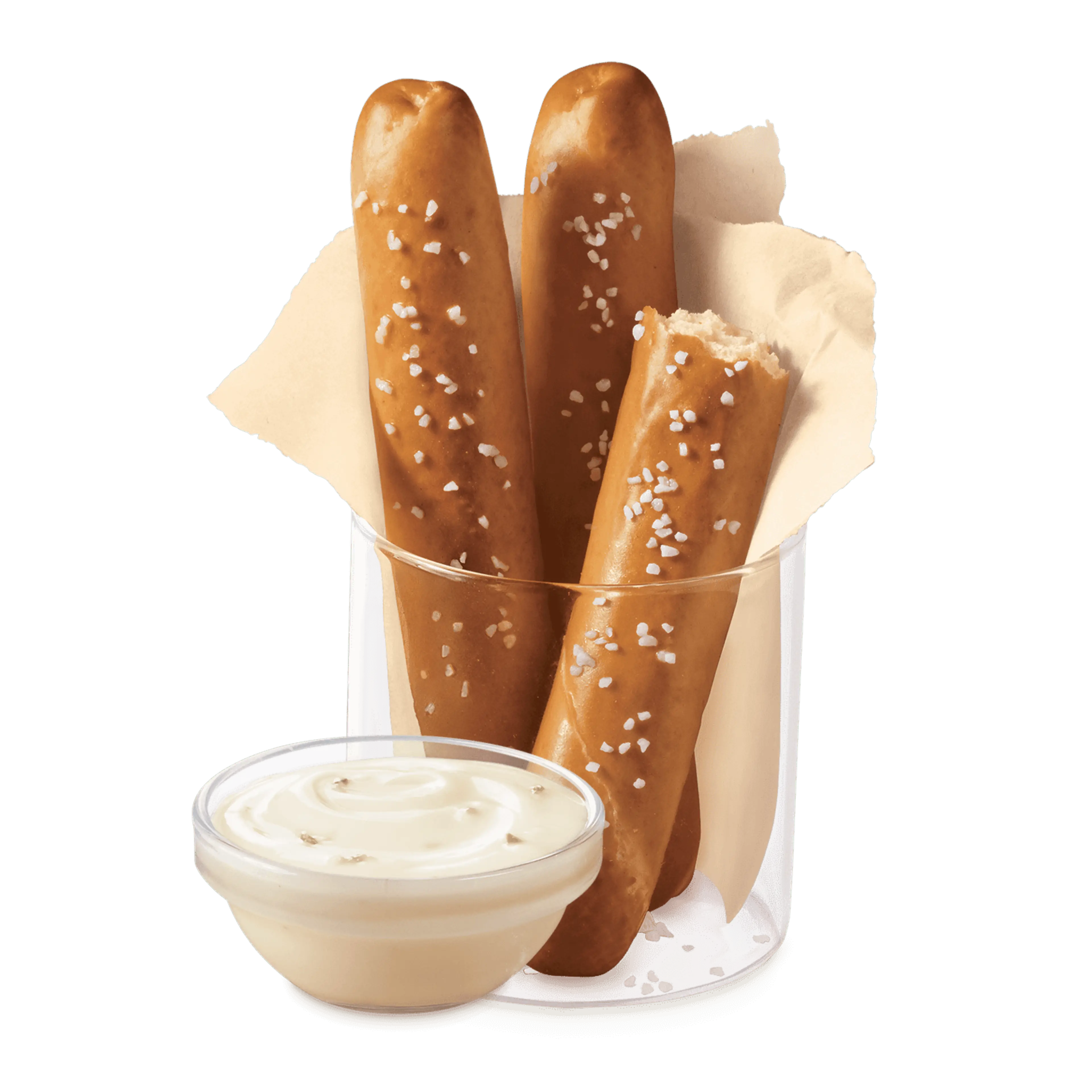 Pretzel Sticks with Zesty Queso