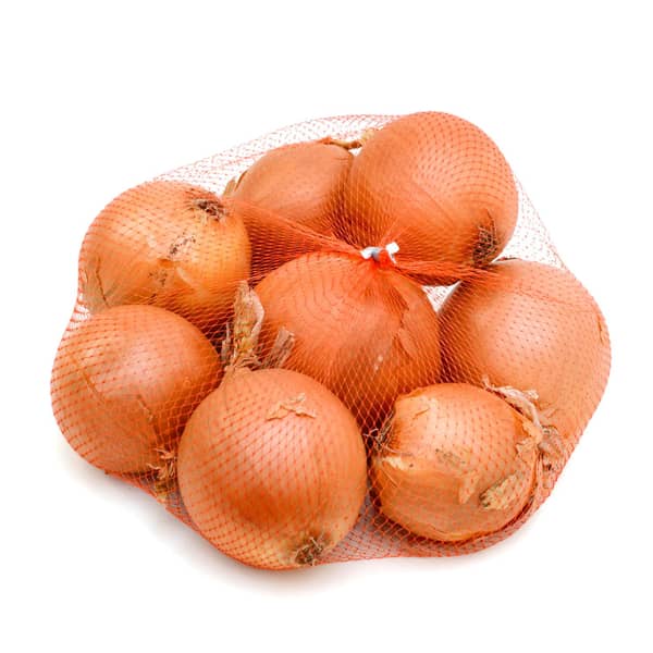 Yellow and Brown Onions Bag