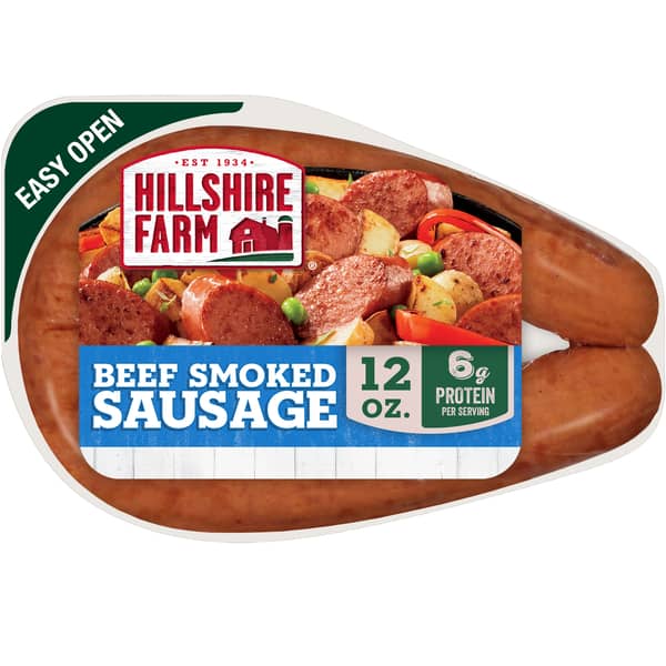 Hillshire Farm Fully Cooked Smoked Beef Sausage