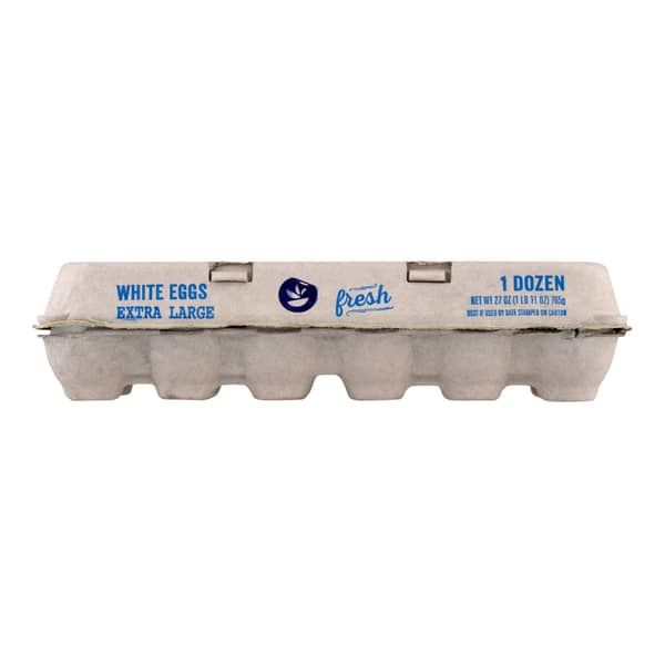 Store Brand Heirloom Market Grade A Extra Large White Eggs