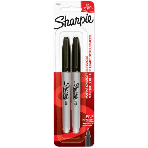 Sharpie The Original Fine Permanent Markers Black