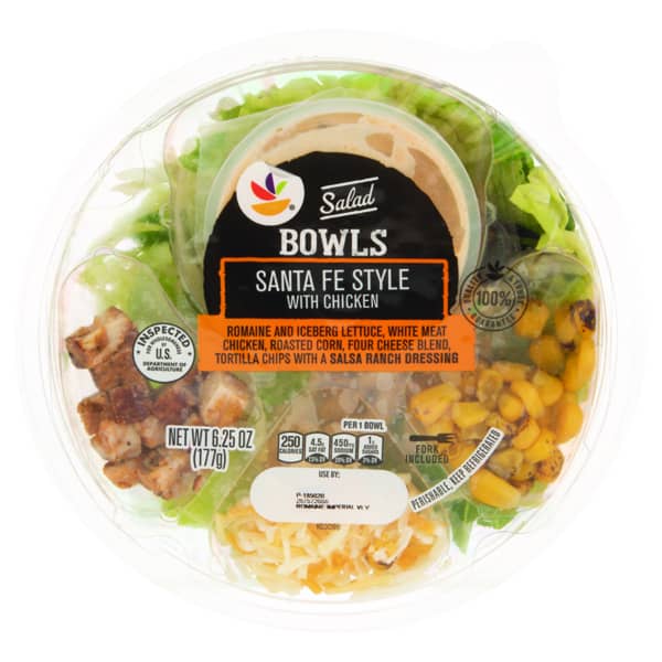 Store Brand Santa Fe Style with Chicken Salad Bowls
