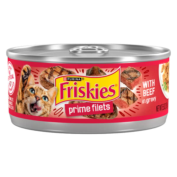 Purina Friskies Beef in Gravy Prime Filets Wet Cat Food