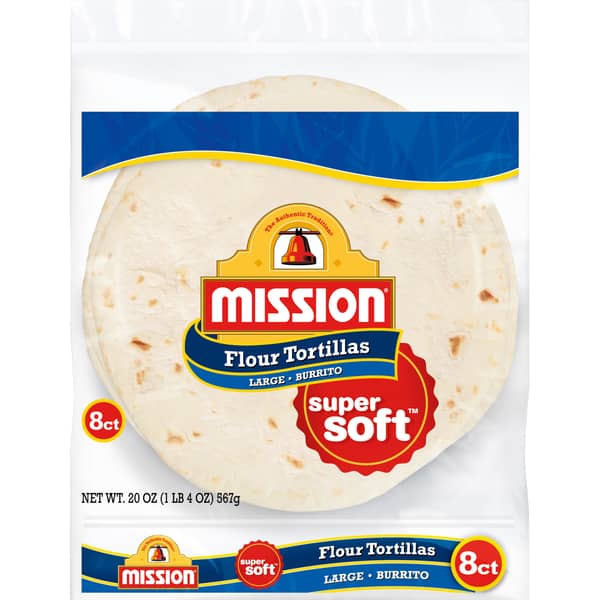 Mission Super Soft Burrito Flour Tortillas