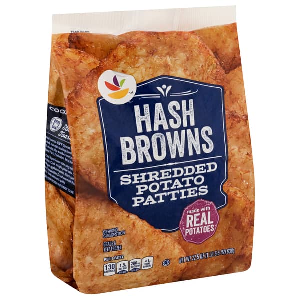 Store Brand Hash Browns Shredded Potato Patties