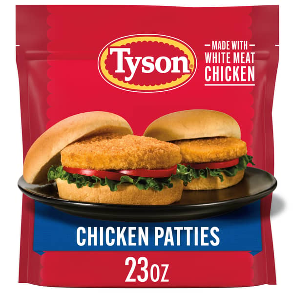 Tyson Fully Cooked Frozen Chicken Patties