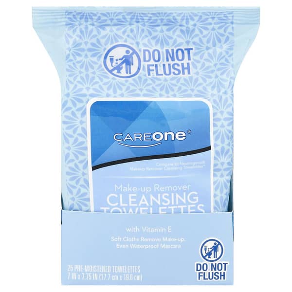 CareOne Make-Up Remover Cleansing Towelettes with Vitamin E