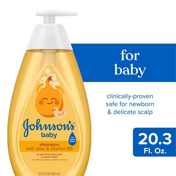 Johnson's Baby Sulfate Free No More Tears Shampoo with Aloe & Vitamin B5